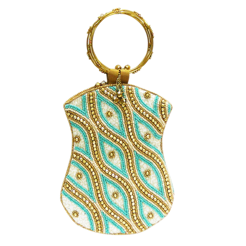 'Persephone' Beaded Mobile Bag - Wilson Lee