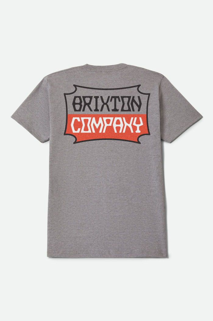 Pillar Short Sleeve T-Shirt - Heather Grey