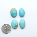 Add a touch of beauty to your collection with our stunning Pilot Mountain Turquoise Cabochons. Perfect for jewelry making each piece is truly one-of-a-kind.