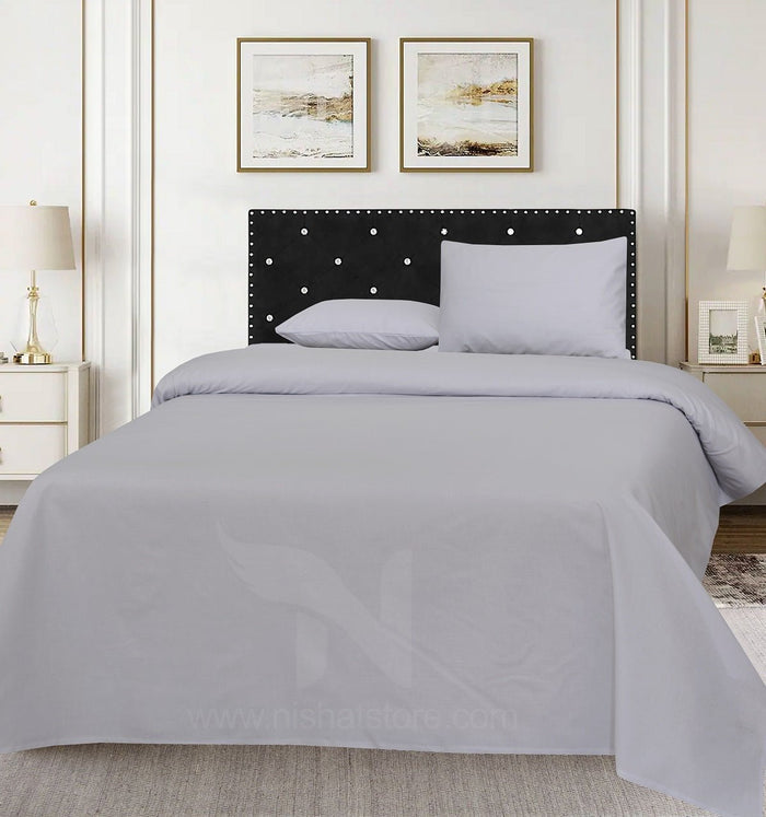 Plain Double Bed Sheet Design NC-C 159 - Nishat Creative Store