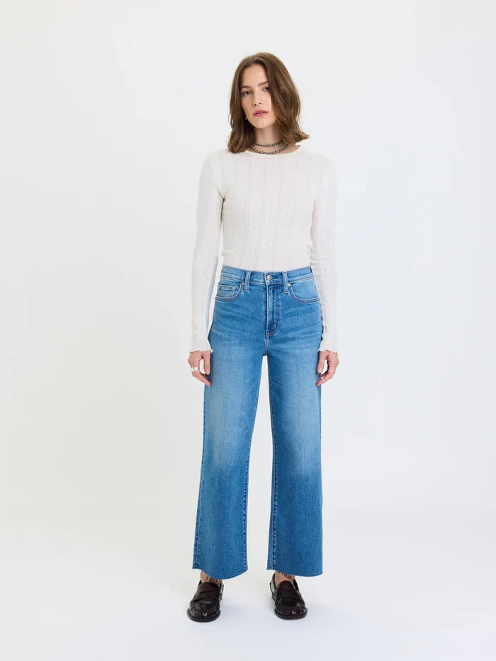 Pleaser High Rise Wide Ankle Denim Jean *SIZE 24*