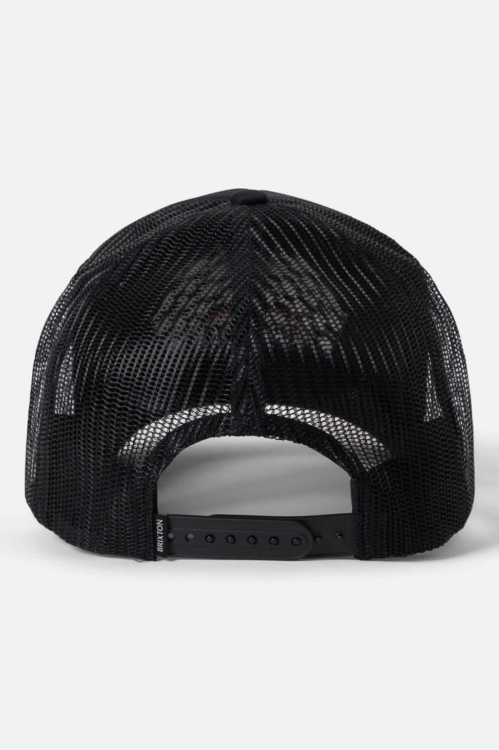 Podium Netplus Trucker Hat - Black/Black