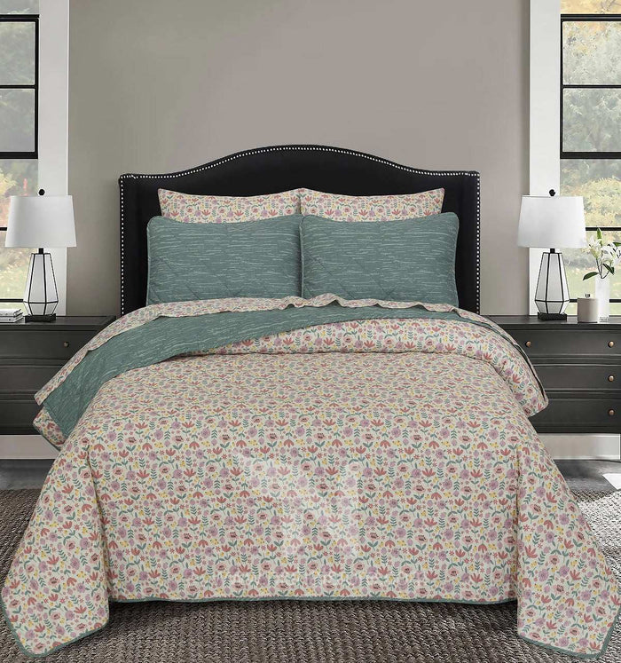 Quilted Comforter Set 6 Pcs Design 936 - Nishat Creative Store