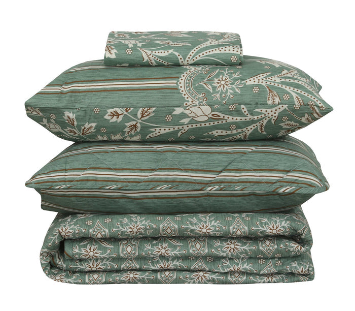 Quilted Comforter Set 6 Pcs Design 942 - Nishat Creative Store