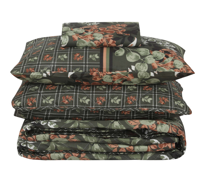 Quilted Comforter Set 6 Pcs Design 960 - Nishat Creative Store