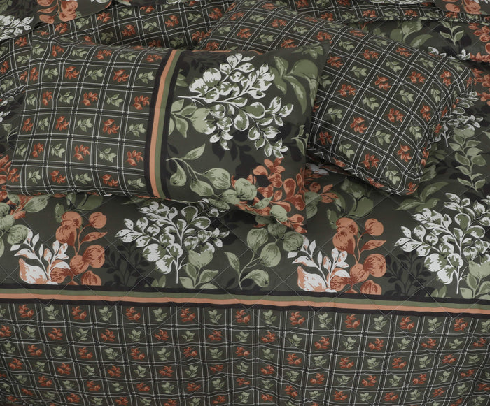 Quilted Comforter Set 6 Pcs Design 960 - Nishat Creative Store