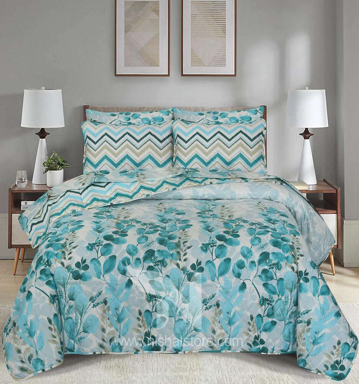 Quilted Comforter Set 6 Pcs Design 961 - Nishat Creative Store