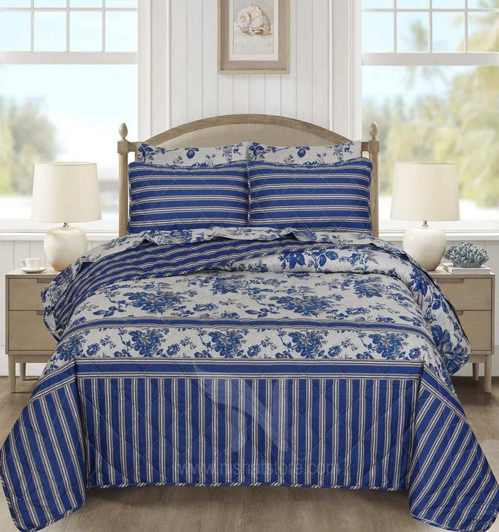 Quilted Comforter Set 6 Pcs Design 966 - Nishat Creative Store