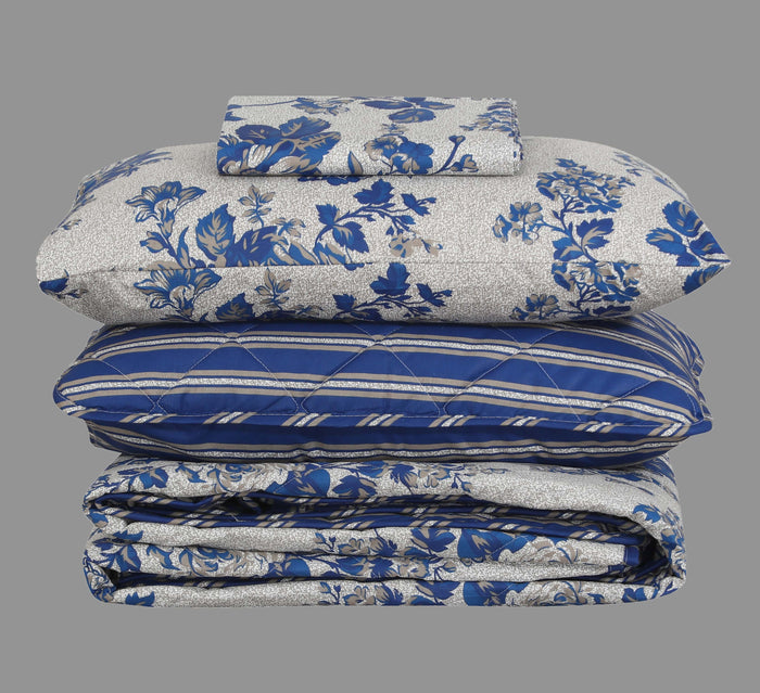 Quilted Comforter Set 6 Pcs Design 966 - Nishat Creative Store