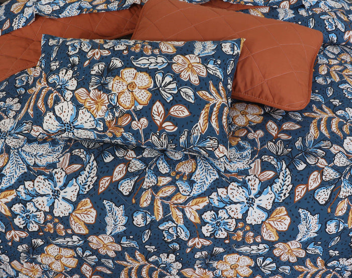 Quilted Comforter Set 6 Pcs Design 975 - Nishat Creative Store