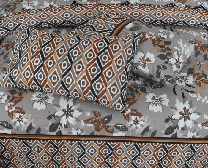 Quilted Comforter Set 6 Pcs Design 977 - Nishat Creative Store