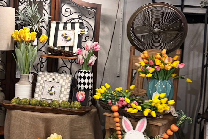 Real Touch Tulips Pack of 12 Stems Tulip Bundle (Yellow)