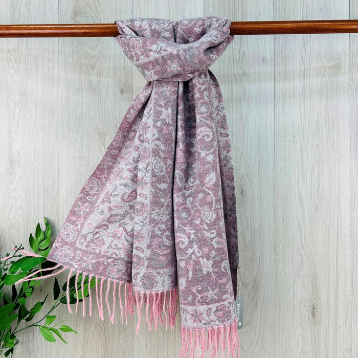 Reevo S6341 2 Pink Winter Scarf