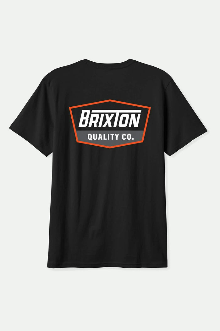 Regal S/S Standard T-Shirt - Black/Classic Orange/White