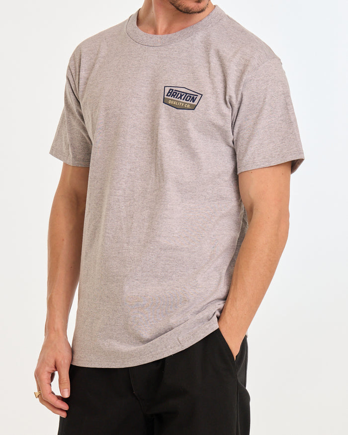 Regal Standard T-Shirt - Heather Grey/Navy