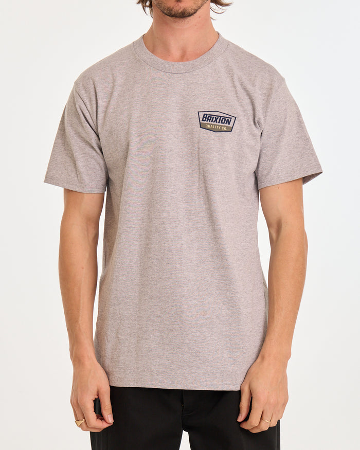 Regal Standard T-Shirt - Heather Grey/Navy