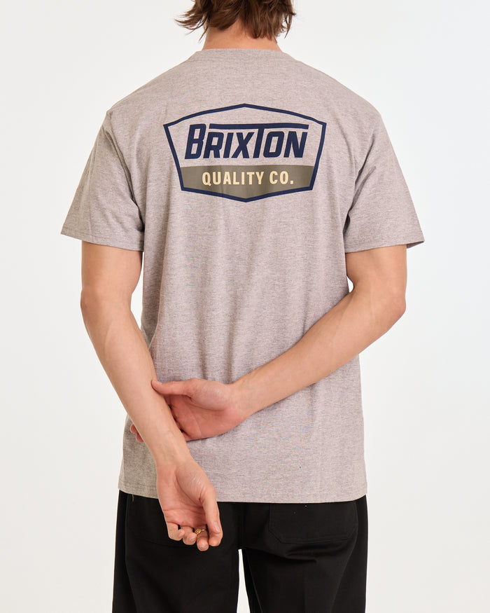 Regal Standard T-Shirt - Heather Grey/Navy