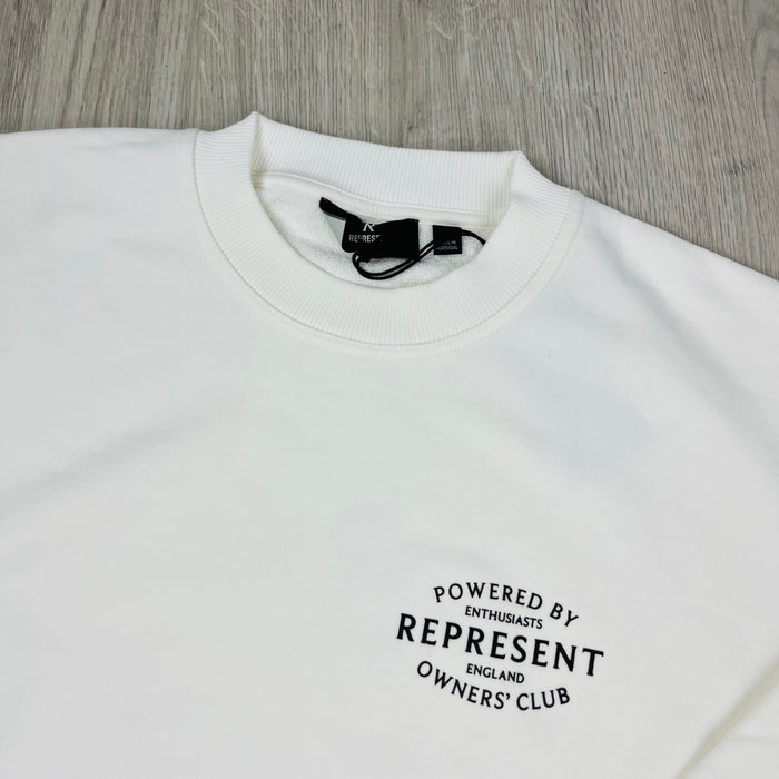 Represent 'Owner's Club' Stamp Sweatshirt - White