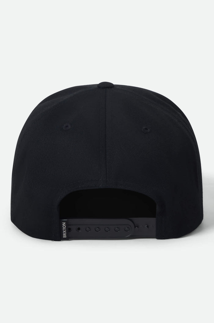 Unisex Rhett Snapback in the color Black - Additional Laydown image