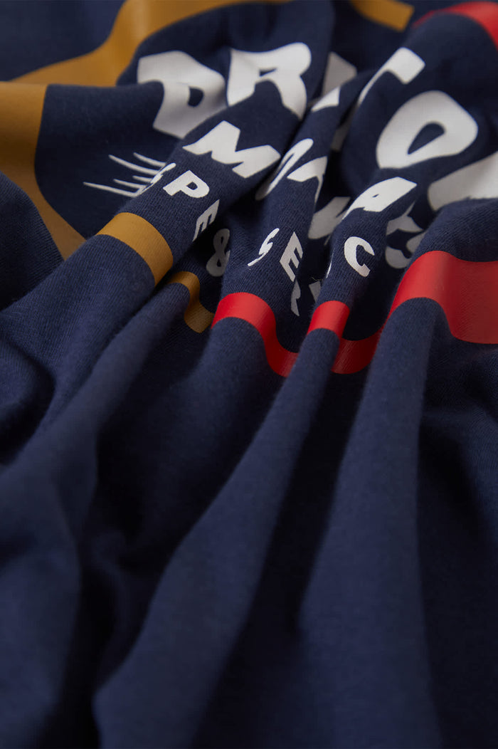 Men's Rhett Tank Top in the color Washed Navy - Additional Laydown image