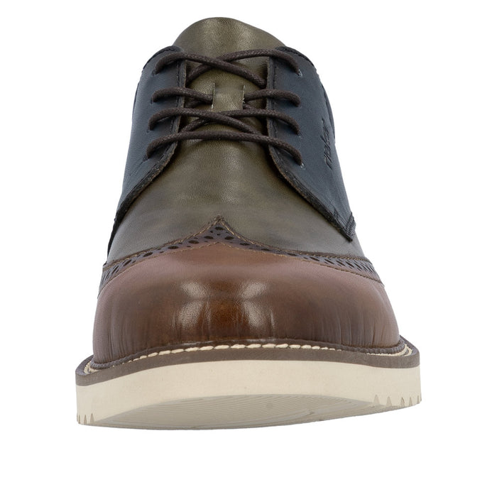 Rieker 04504-90 Muskat/Forest/Royal Blue Shoes