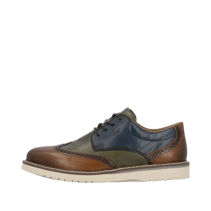 Rieker 04504-90 Muskat/Forest/Royal Blue Shoes