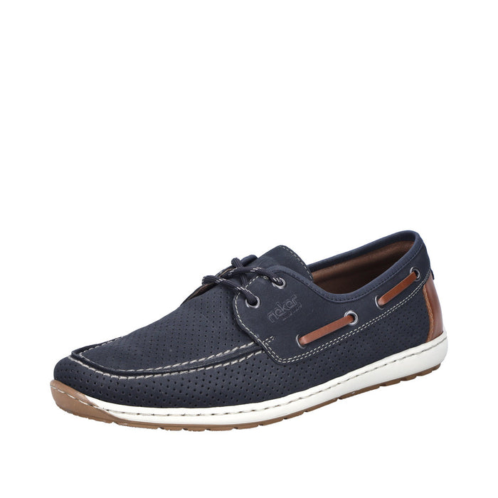 Rieker 08816-14 Guido Navy Shoes