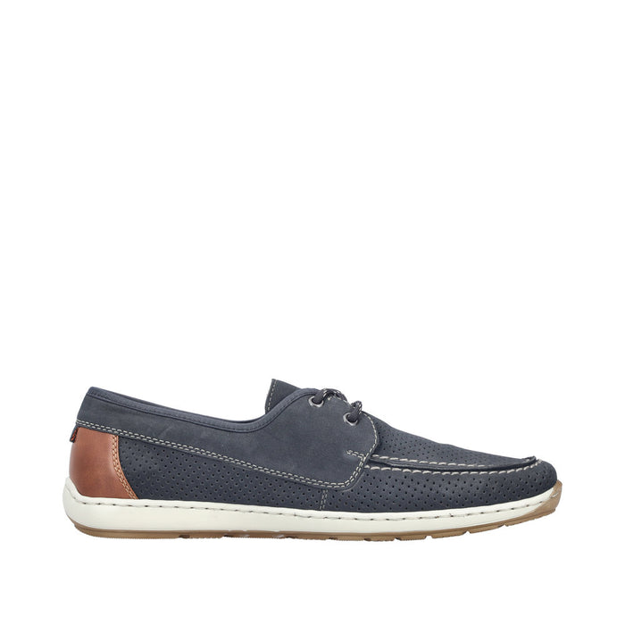 Rieker 08816-14 Guido Navy Shoes