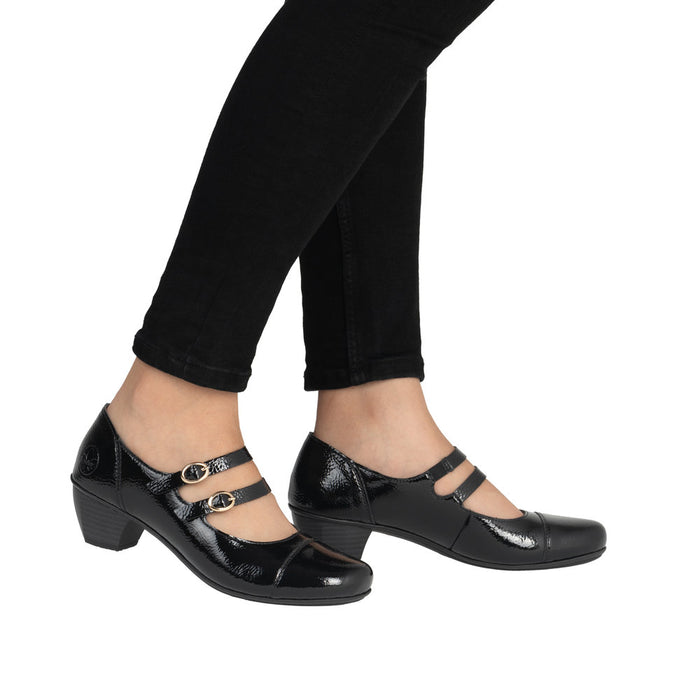 Rieker 41758-00 Black Shoes