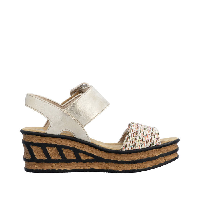 Rieker 68172-60 Rose Beige Sandals