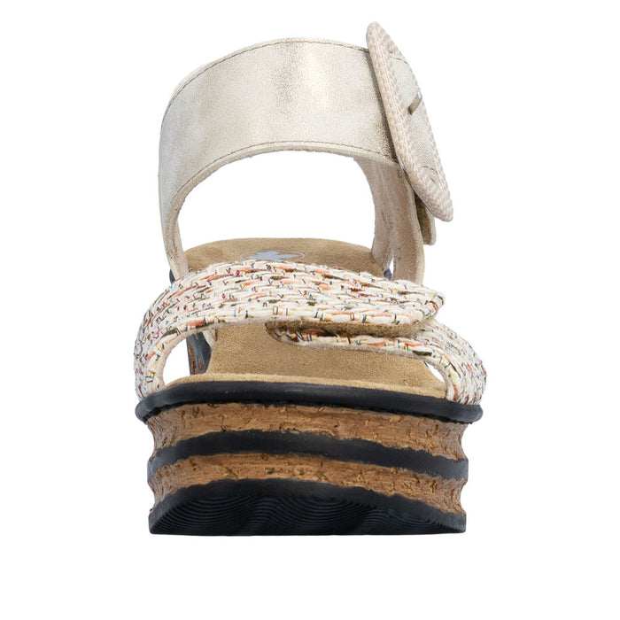 Rieker 68172-60 Rose Beige Sandals