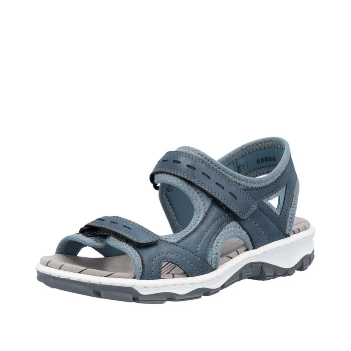 Rieker 68866-12 Clara Blue Sandals