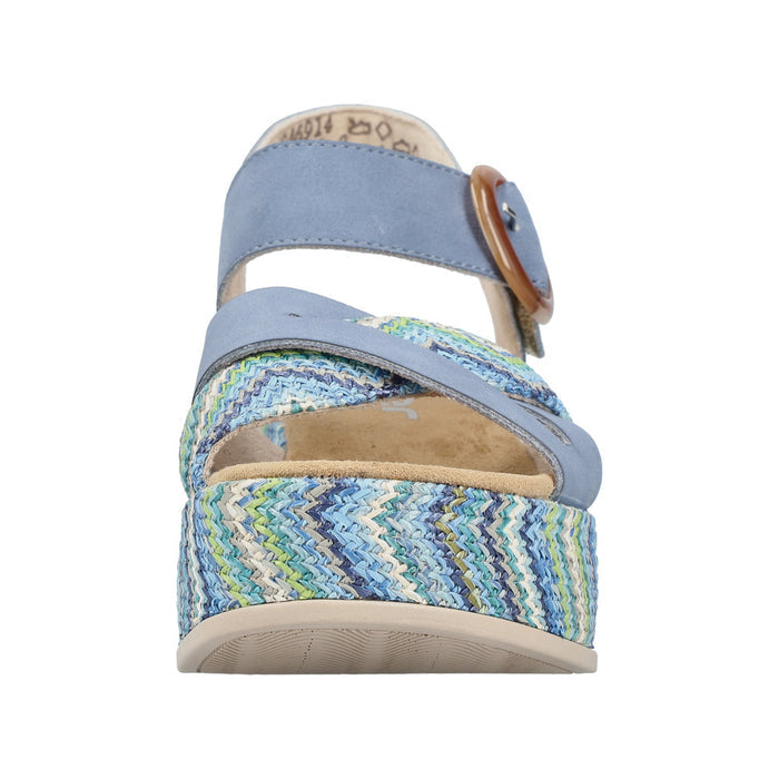 Rieker 69469-14 Rose Blue Sandals