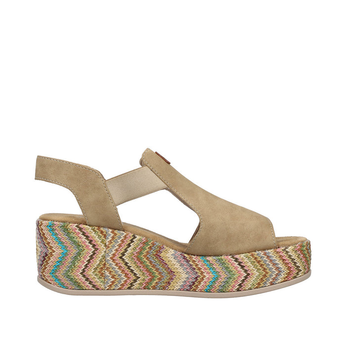 Rieker 69472-60 Rose Beige Sandals