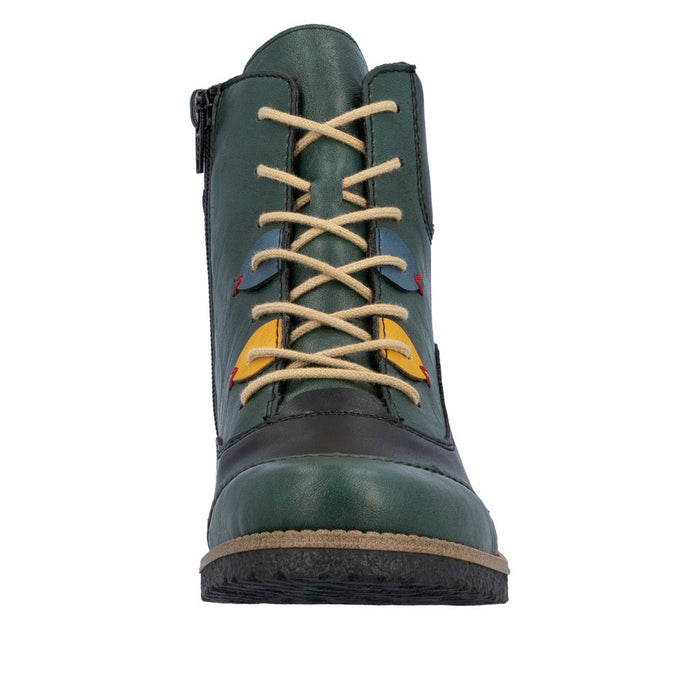 Rieker 73510-90 Peacock/Schwarz Boots