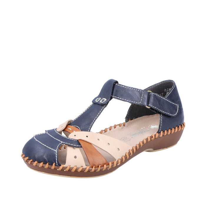 Rieker M1655-14 Desideria Navy Sandals