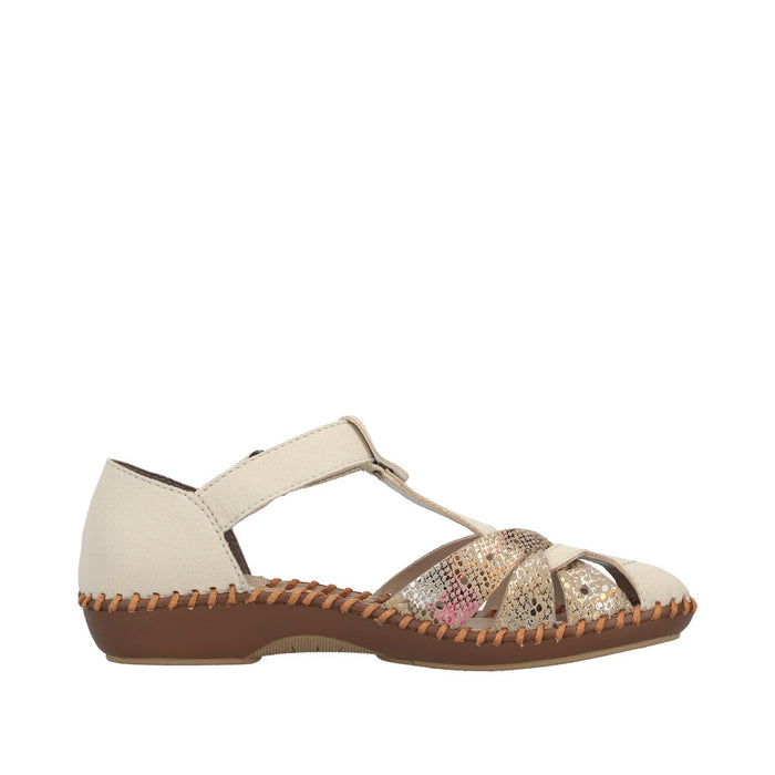 Rieker M1655-62 Desideria Beige Sandals