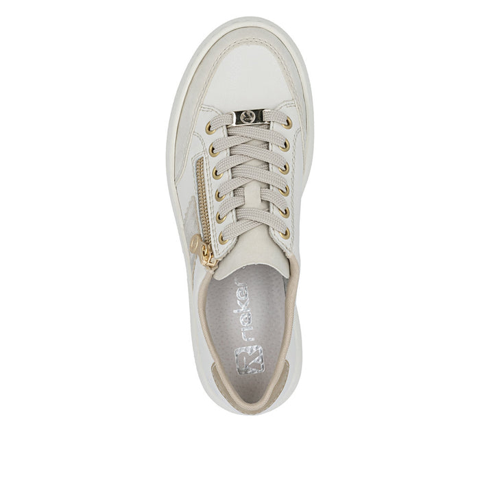 Rieker M1912-80 Enya Cream Trainers