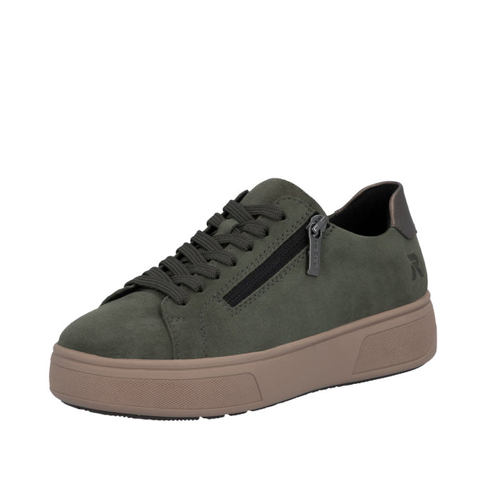 Rieker M7701-55 Brooke Green Trainers