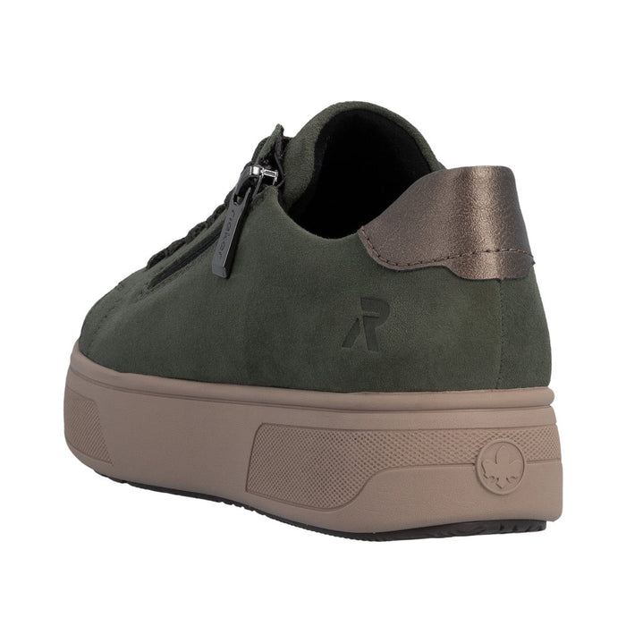 Rieker M7701-55 Brooke Green Trainers