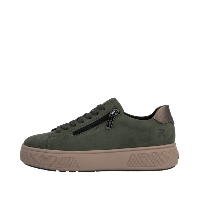 Rieker M7701-55 Brooke Green Trainers