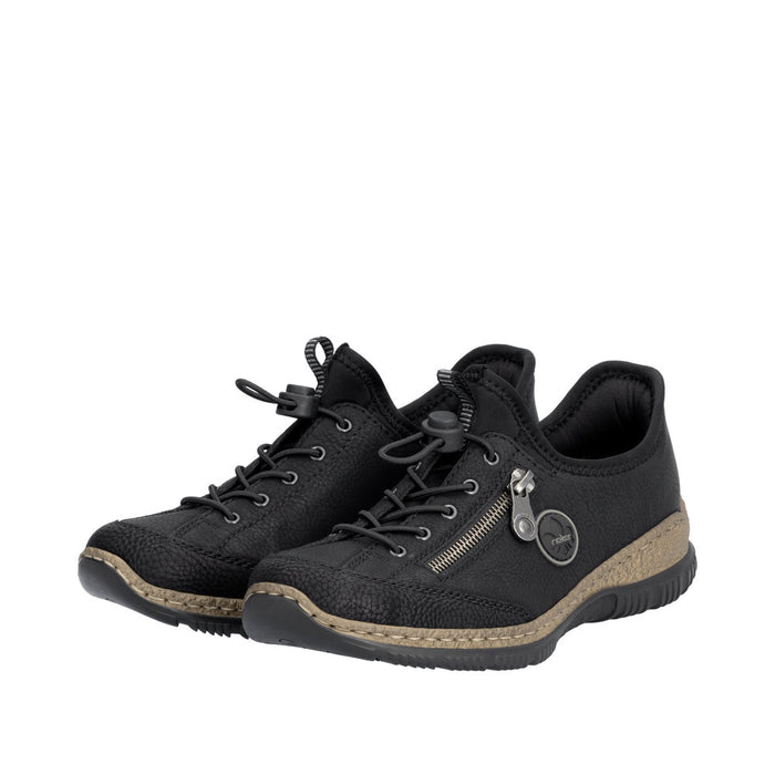Rieker N3267-01 Black Shoes