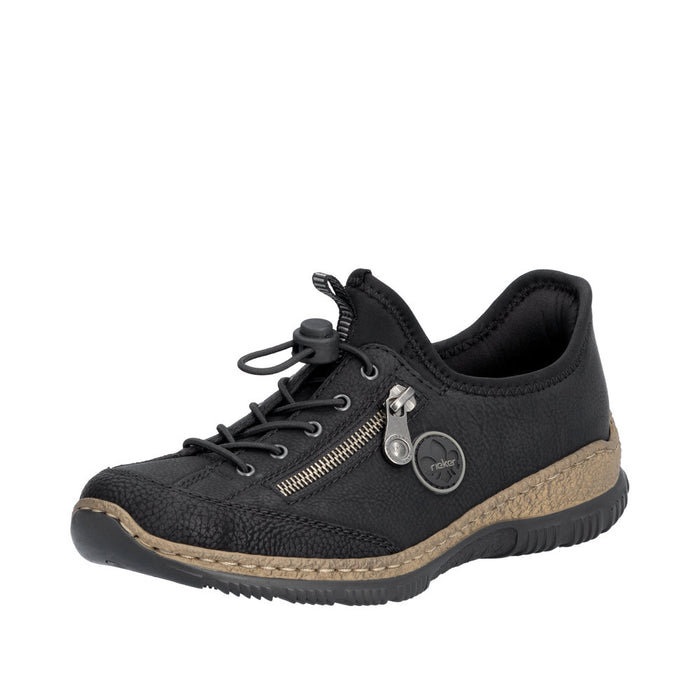 Rieker N3267-01 Black Shoes