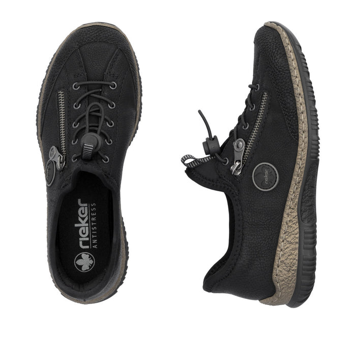 Rieker N3267-01 Black Shoes