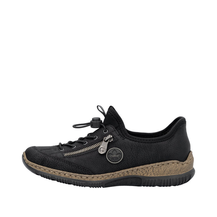 Rieker N3267-01 Black Shoes