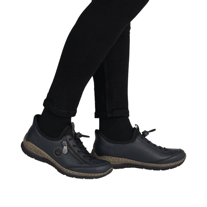 Rieker N3267-15 Pazifik/Schwarz Shoes