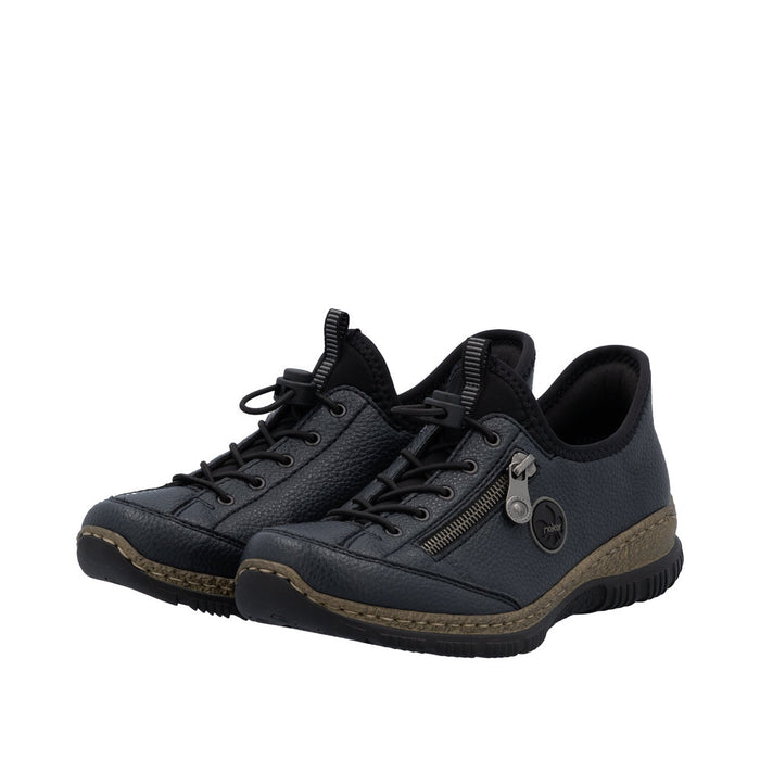 Rieker N3267-15 Pazifik/Schwarz Shoes