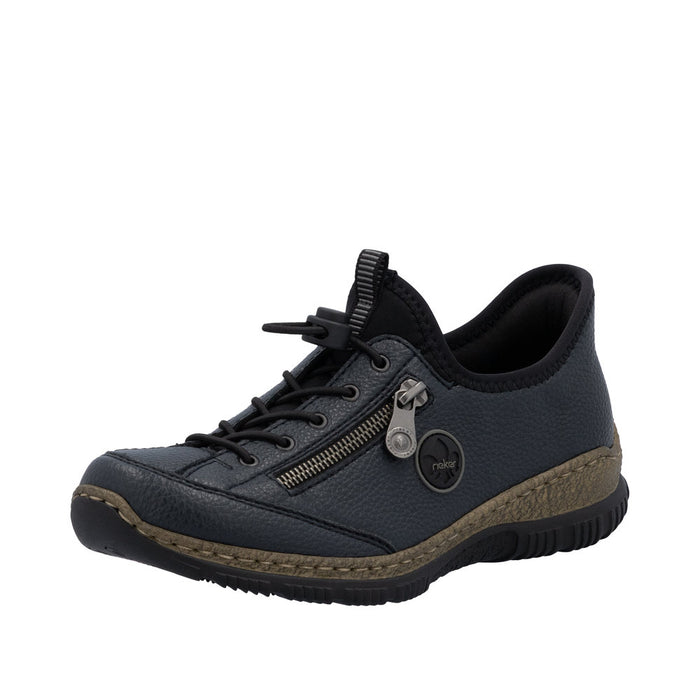 Rieker N3267-15 Pazifik/Schwarz Shoes