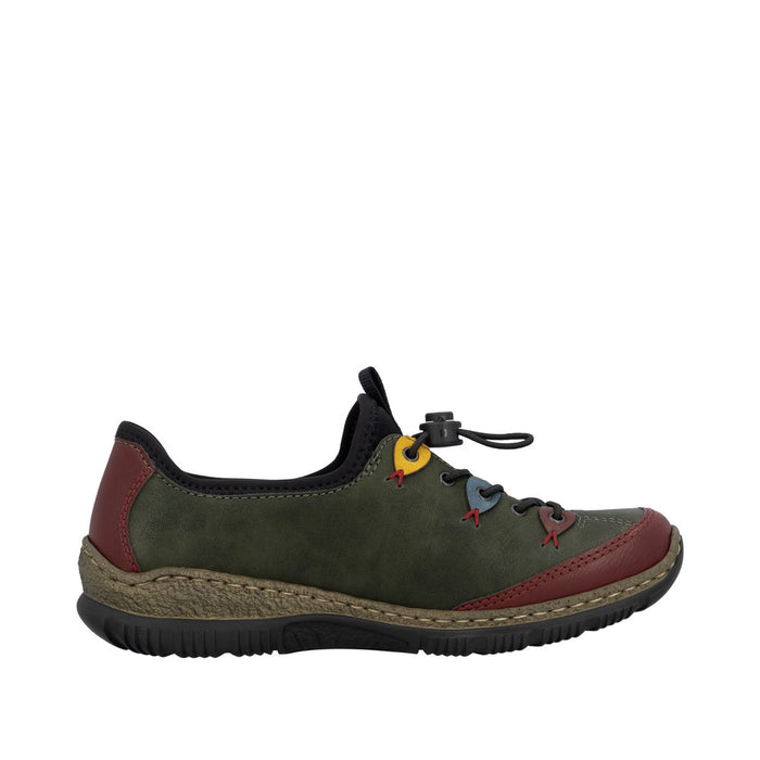 Rieker N3271-54 Wine/Forest/Royal Shoes