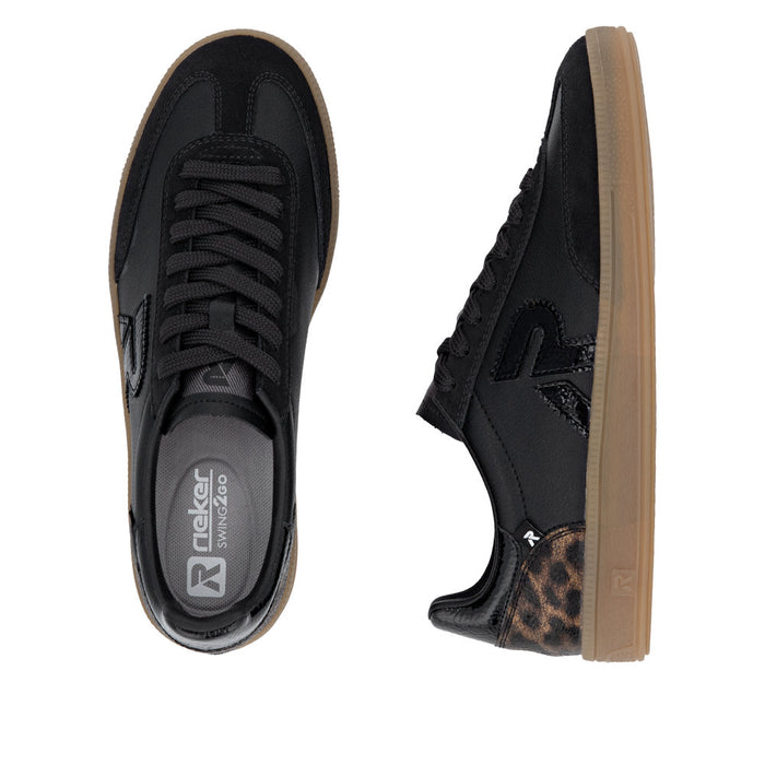 Rieker W2200-03 Black Shoes